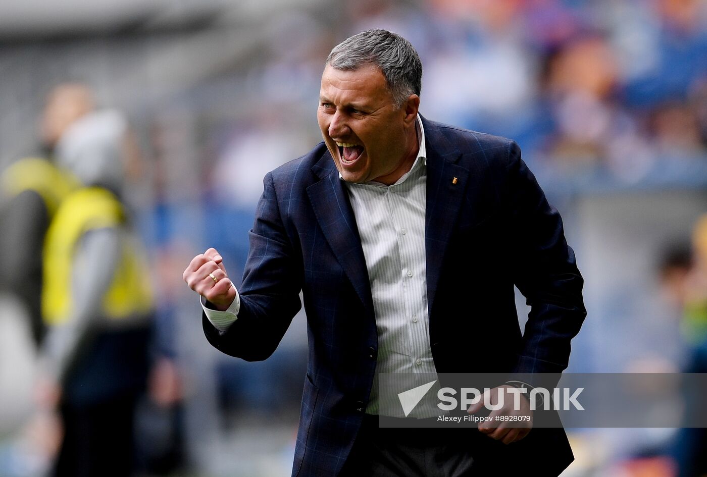 Russia Soccer Premier-League Dynamo - Akron