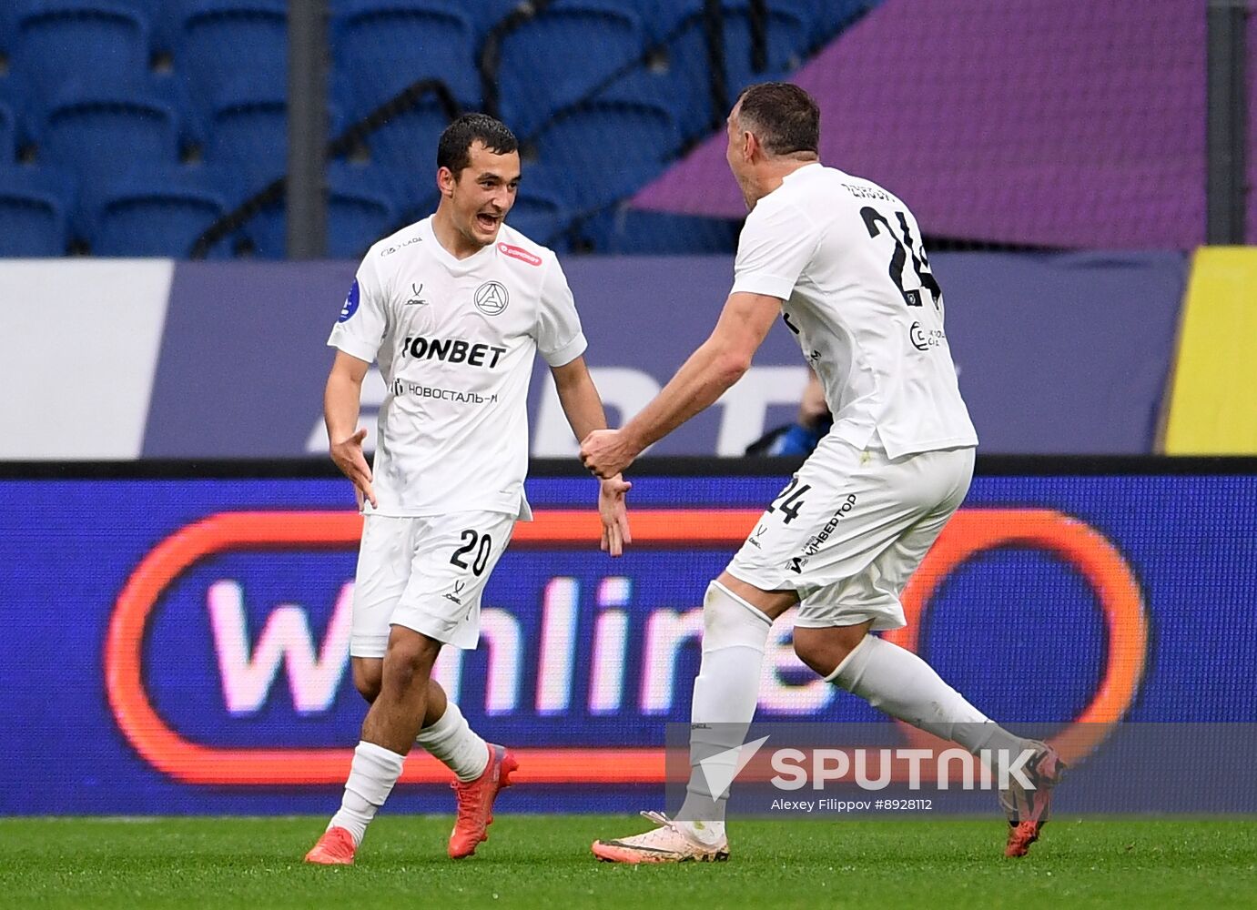 Russia Soccer Premier-League Dynamo - Akron