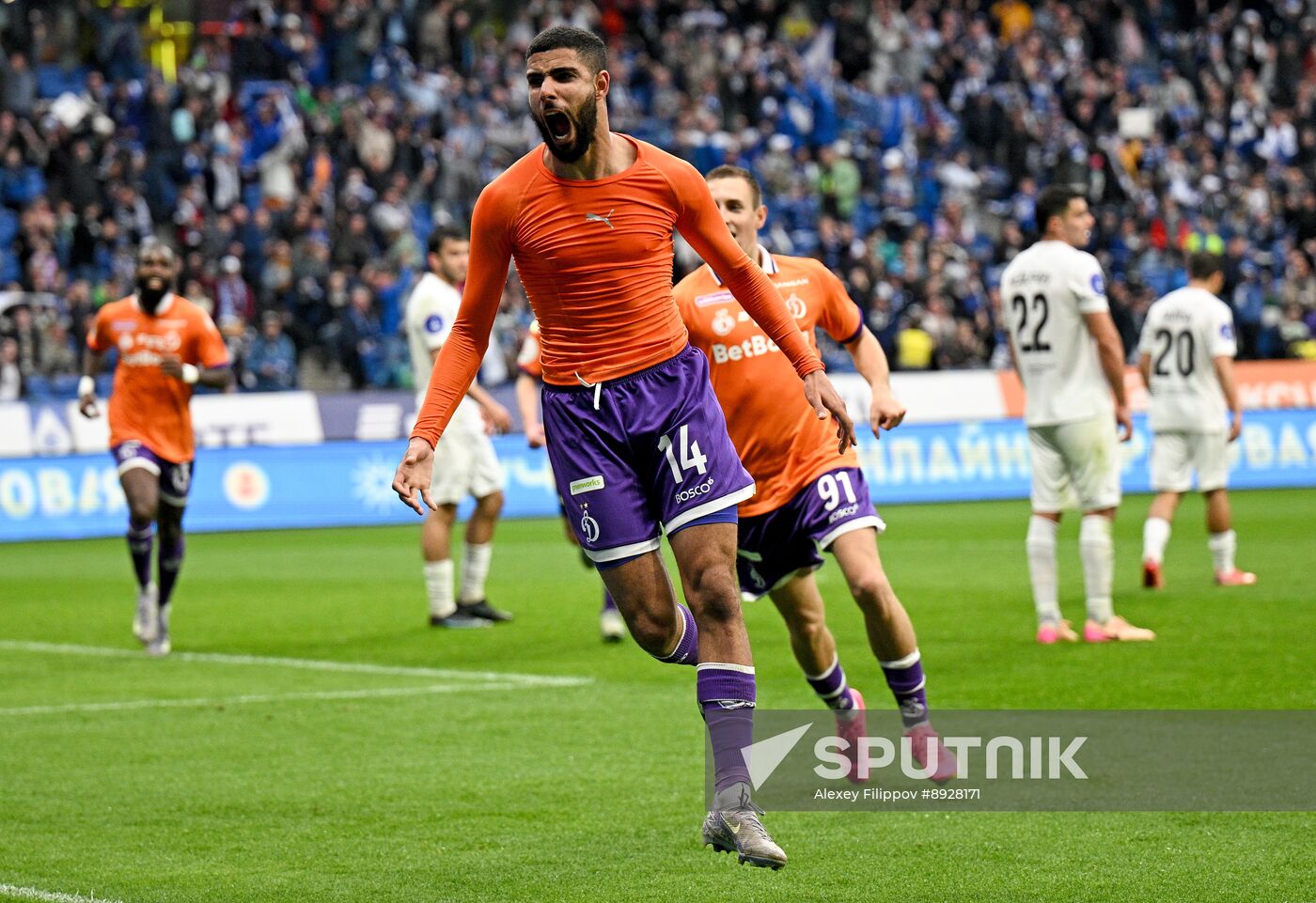 Russia Soccer Premier-League Dynamo - Akron