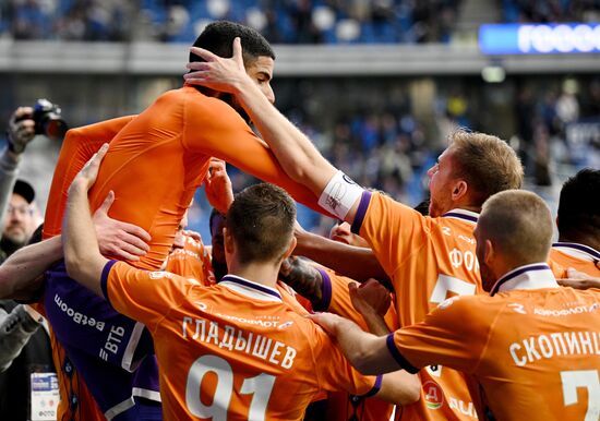 Russia Soccer Premier-League Dynamo - Akron