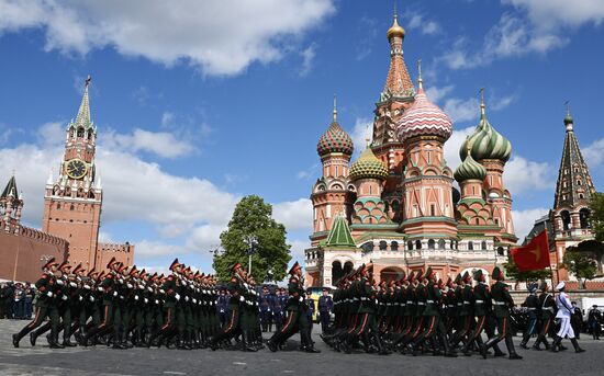 Military parade marking 80th anniversary of Victory in Great Patriotic War in Moscow