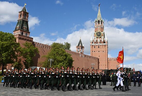 Military parade marking 80th anniversary of Victory in Great Patriotic War in Moscow