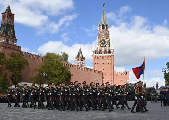 Military parade marking 80th anniversary of Victory in Great Patriotic War in Moscow