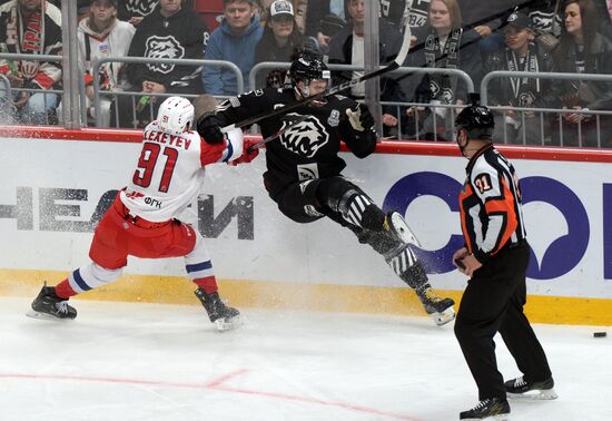 Russia Ice Hockey Kontinental League Traktor - Lokomotiv