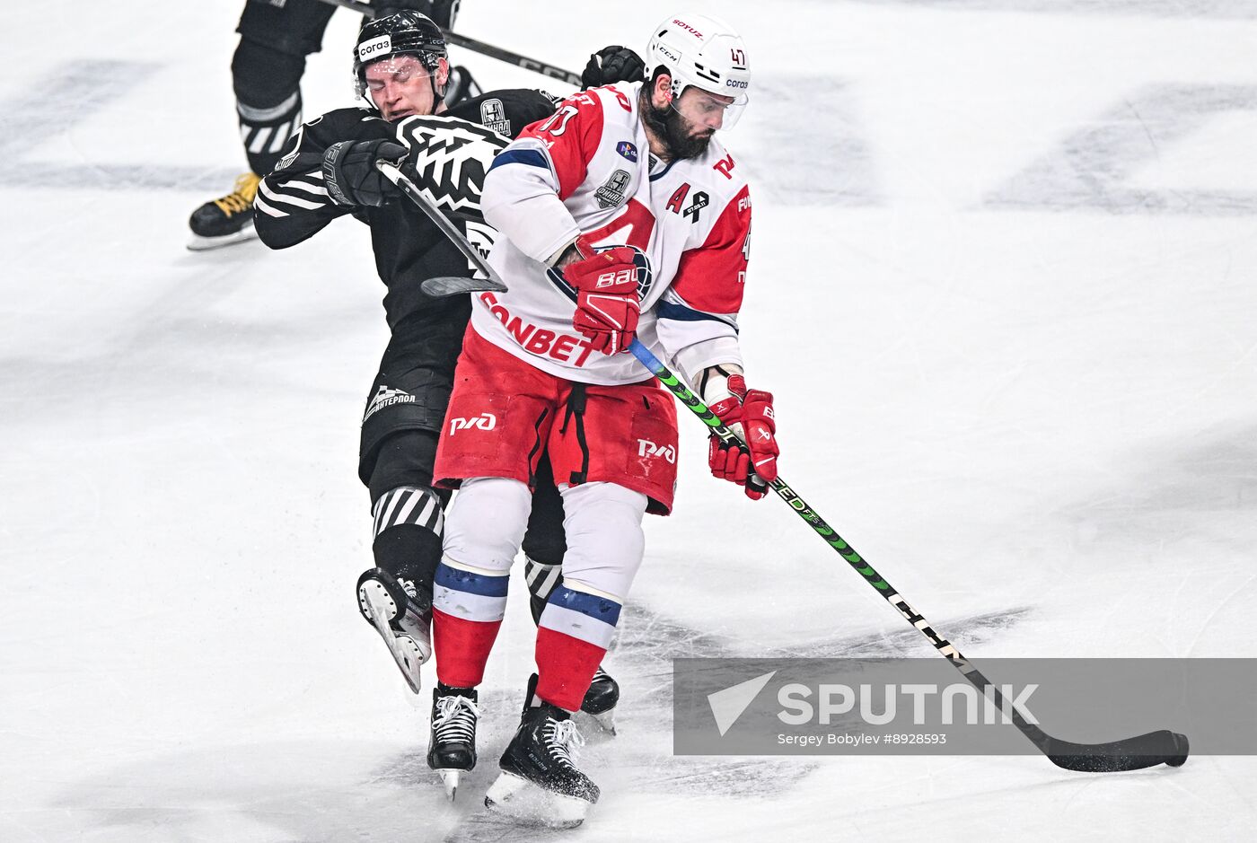 Russia Ice Hockey Kontinental League Traktor - Lokomotiv