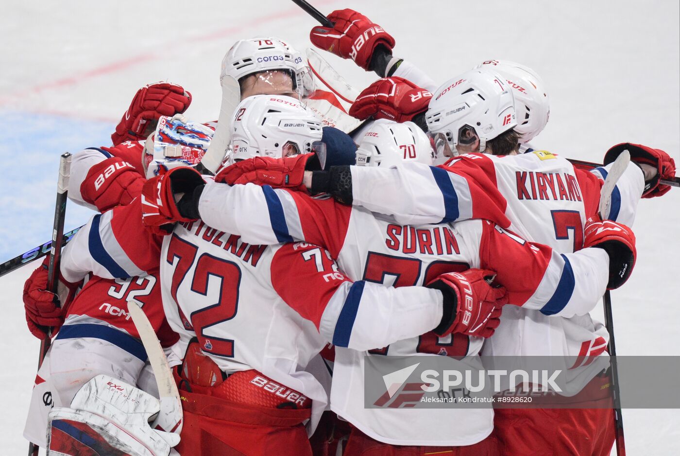 Russia Ice Hockey Kontinental League Traktor - Lokomotiv