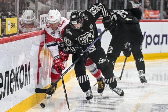 Russia Ice Hockey Kontinental League Traktor - Lokomotiv