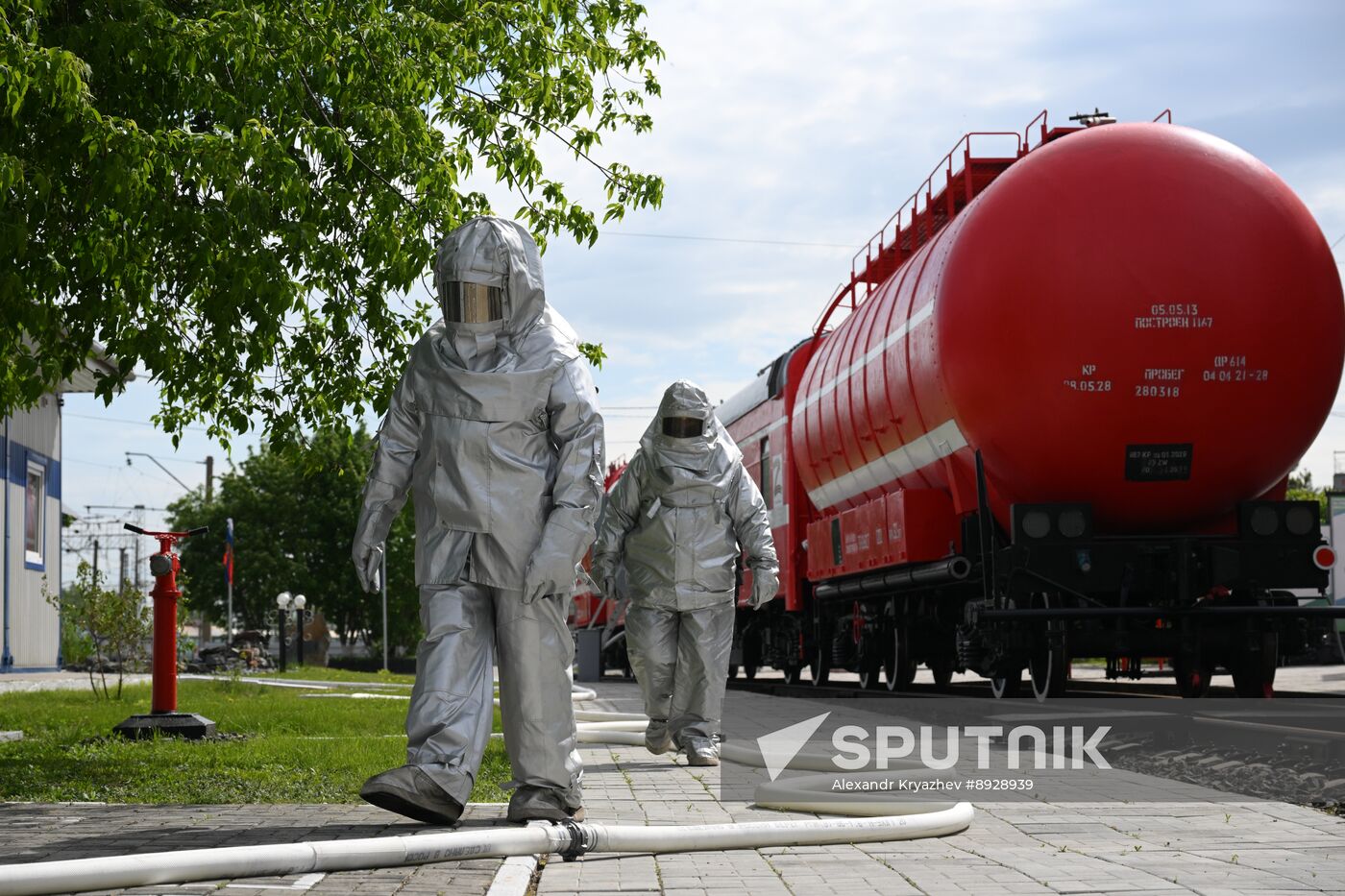 Russia Firefighting Train