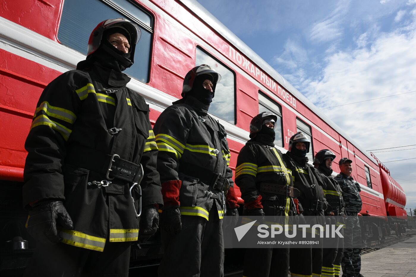 Russia Firefighting Train