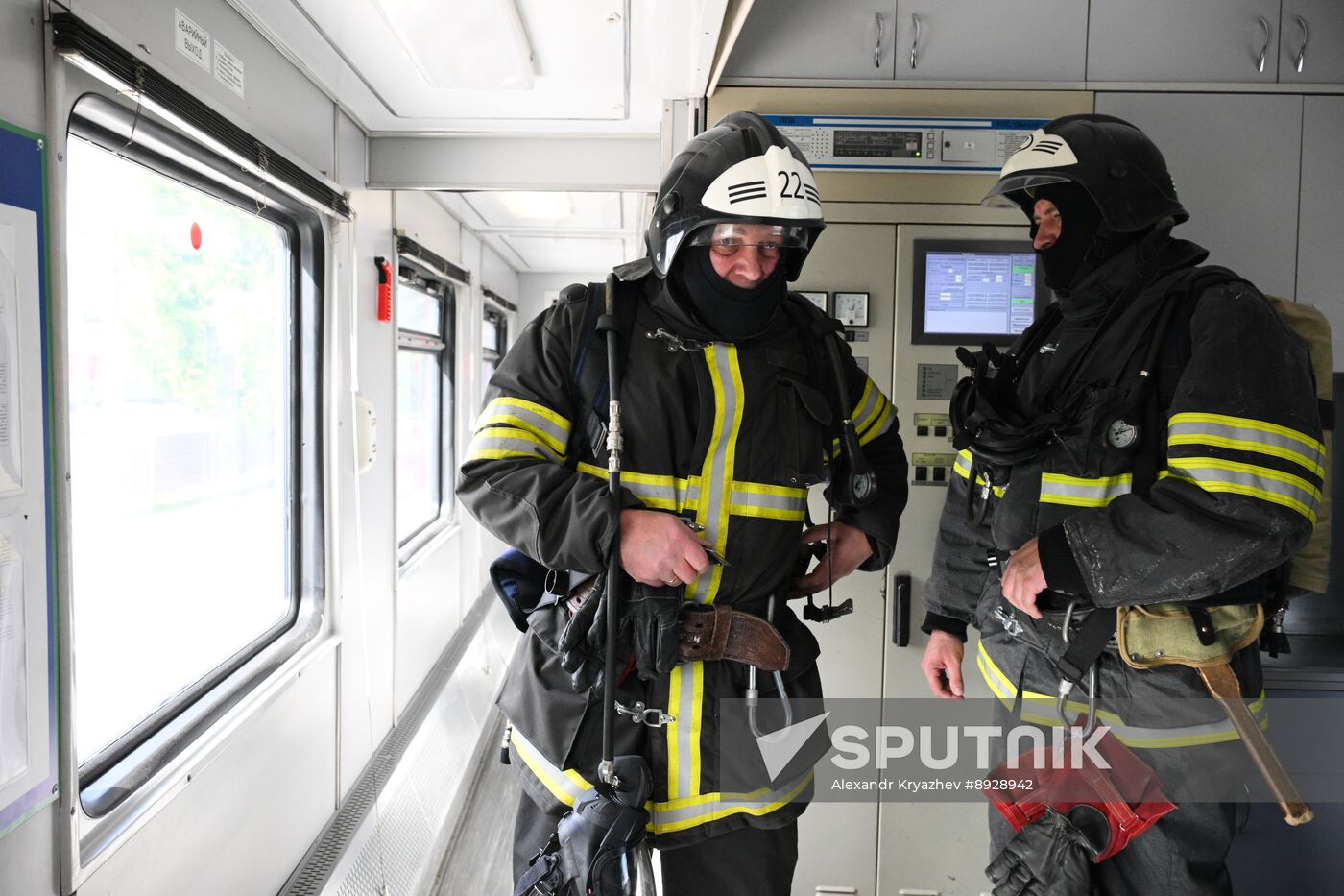 Russia Firefighting Train