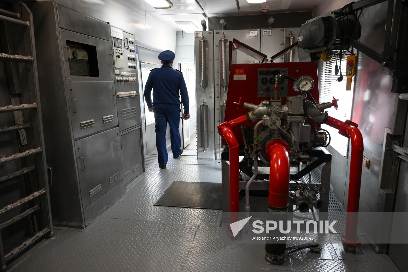 Russia Firefighting Train