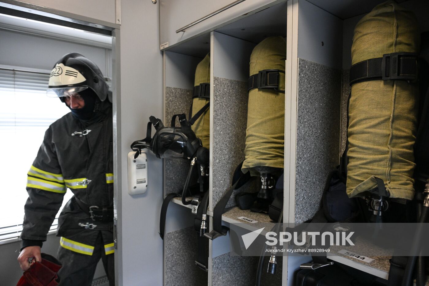 Russia Firefighting Train