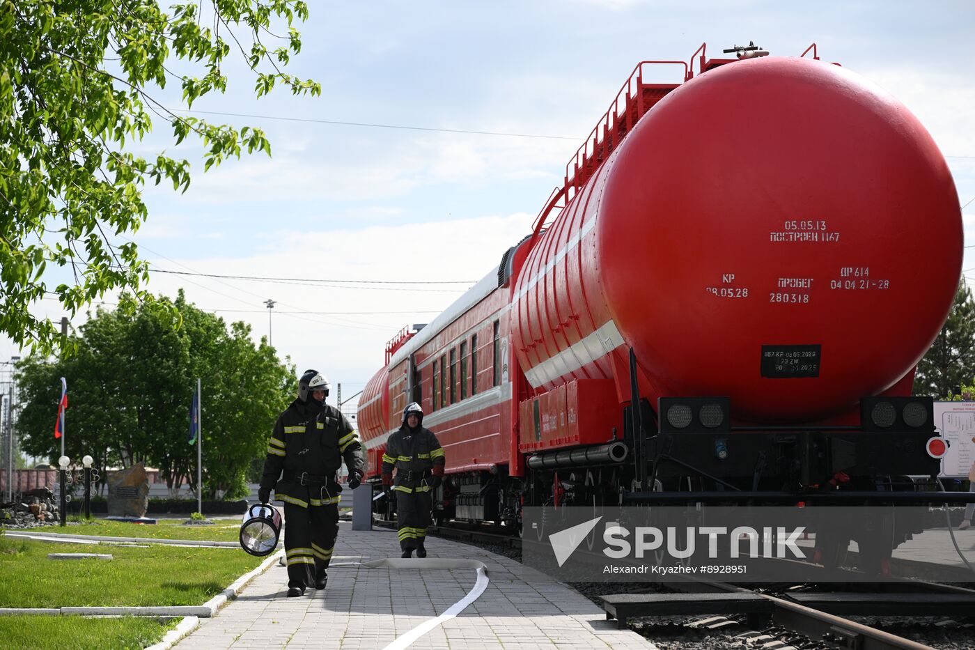 Russia Firefighting Train