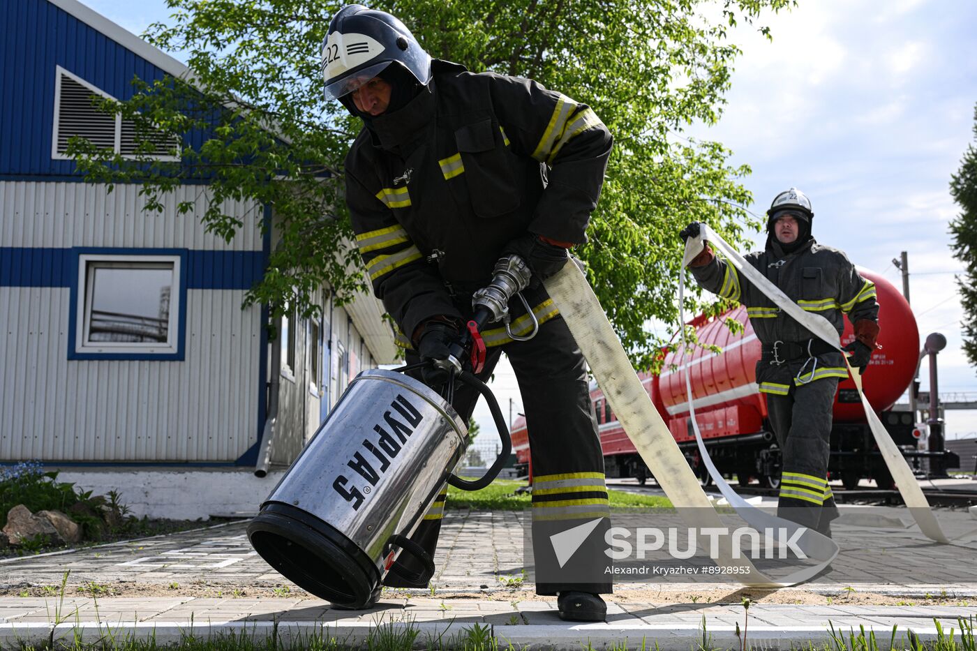 Russia Firefighting Train
