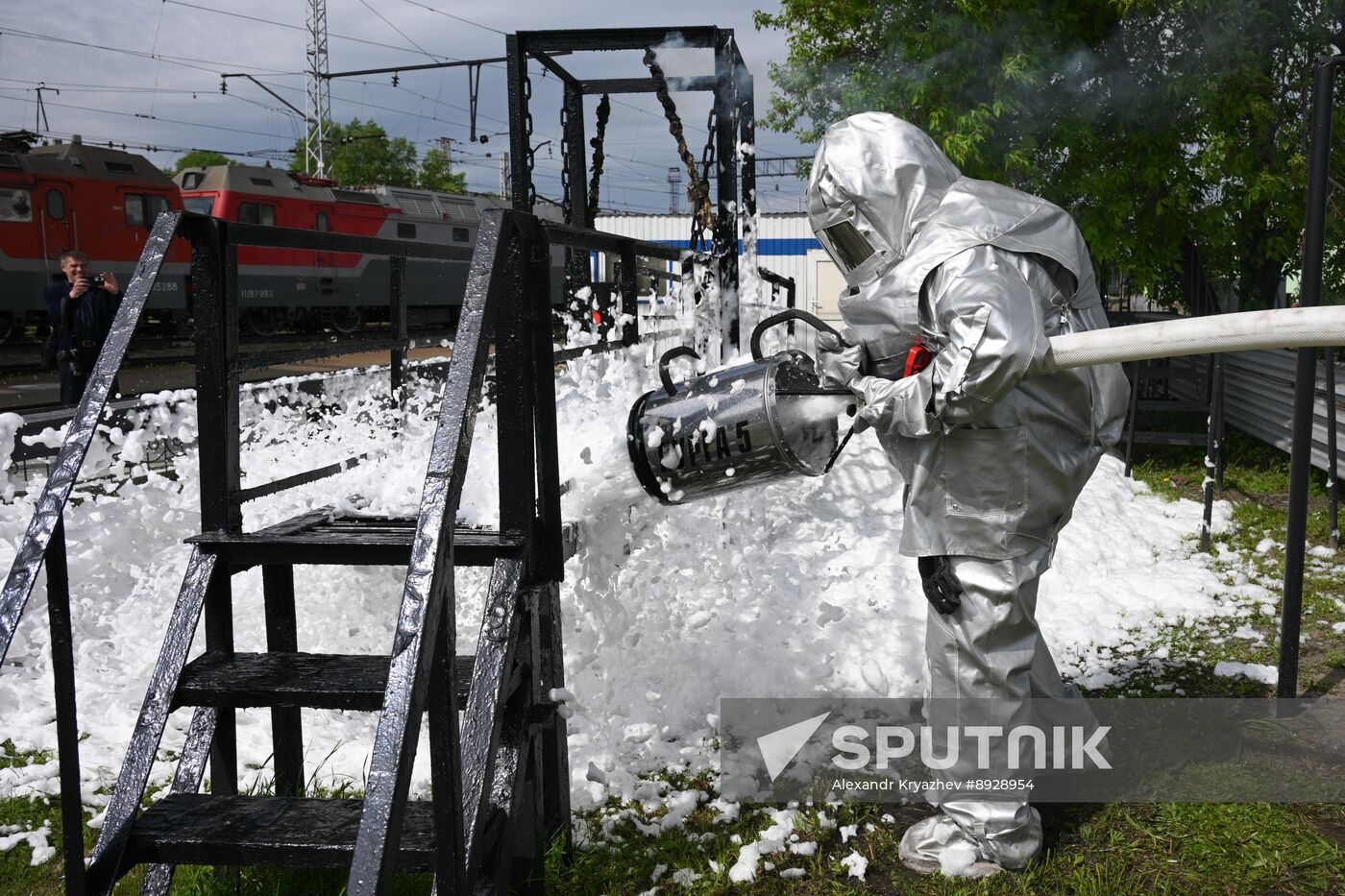 Russia Firefighting Train