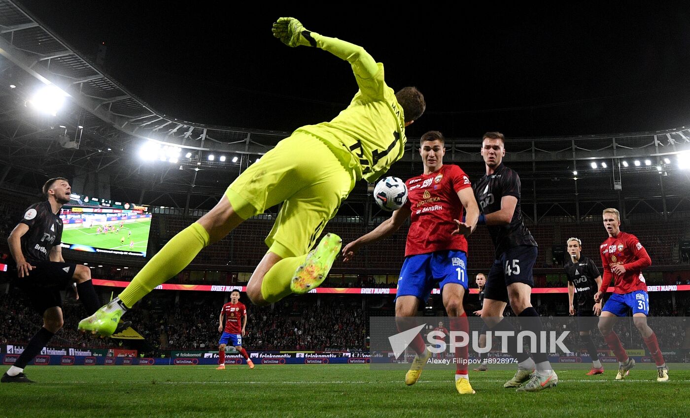 Russia Soccer Premier-League Lokomotiv - CSKA