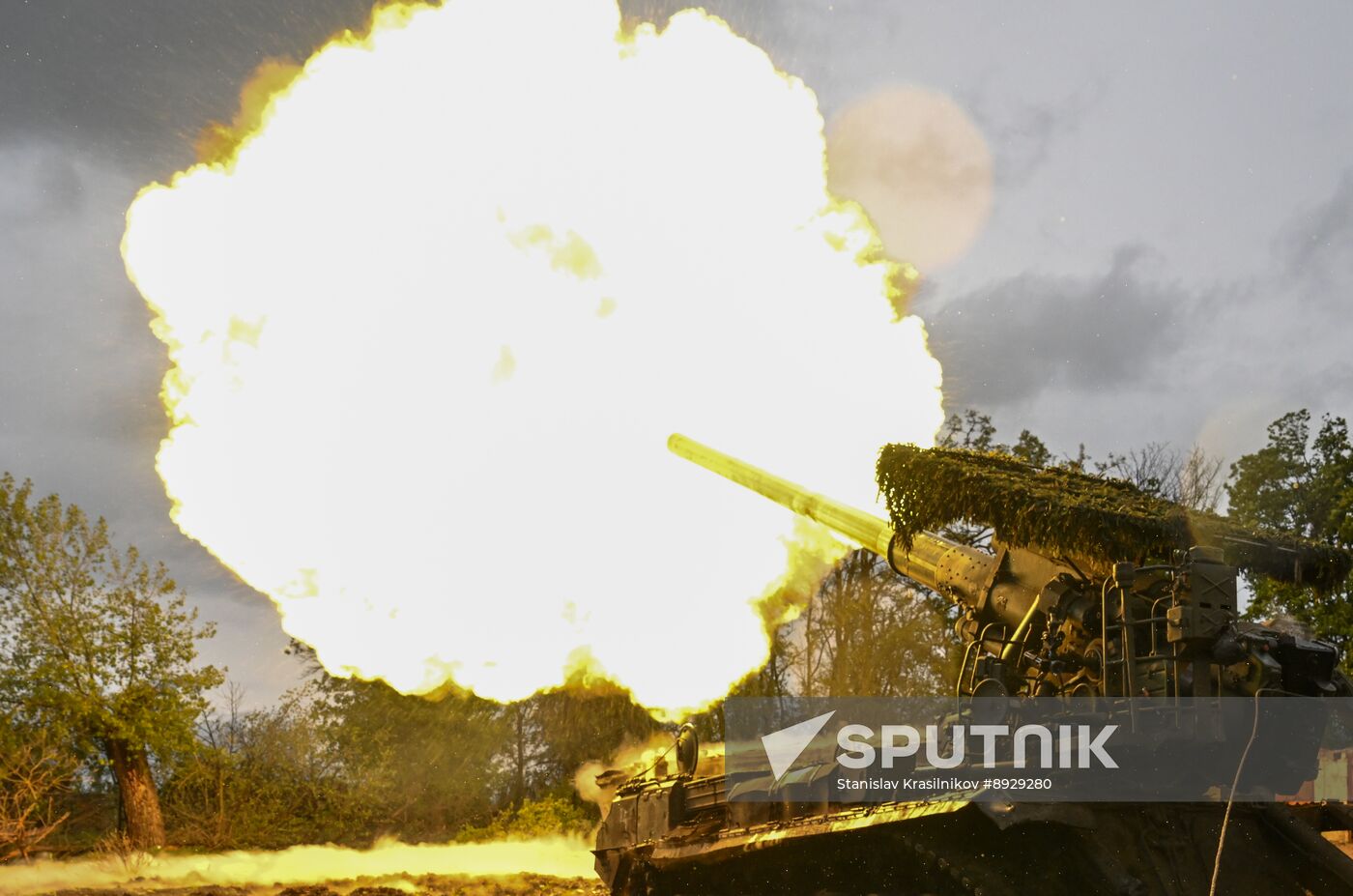 Russia Ukraine Military Operation Artillery Unit