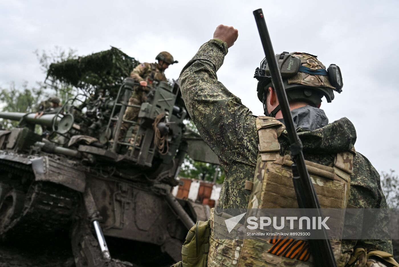 Russia Ukraine Military Operation Artillery Unit