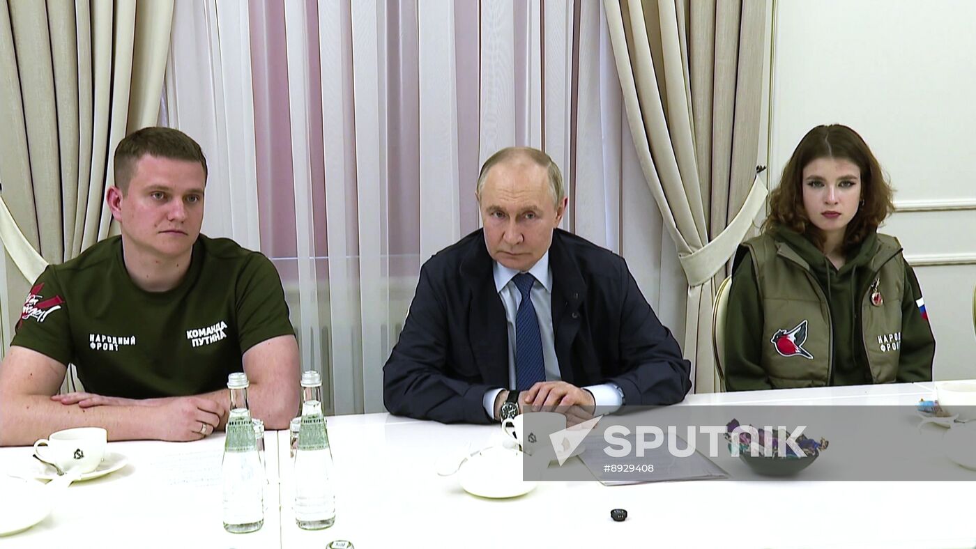 Russia Putin Kursk Region