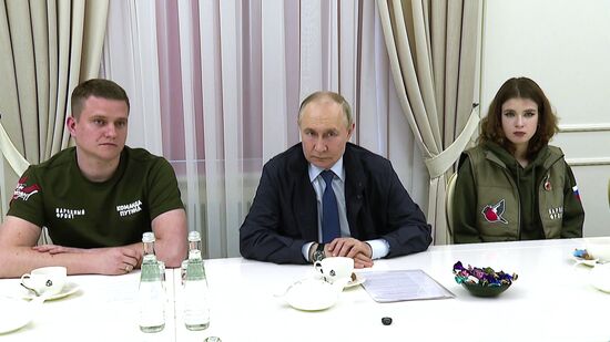 Russia Putin Kursk Region