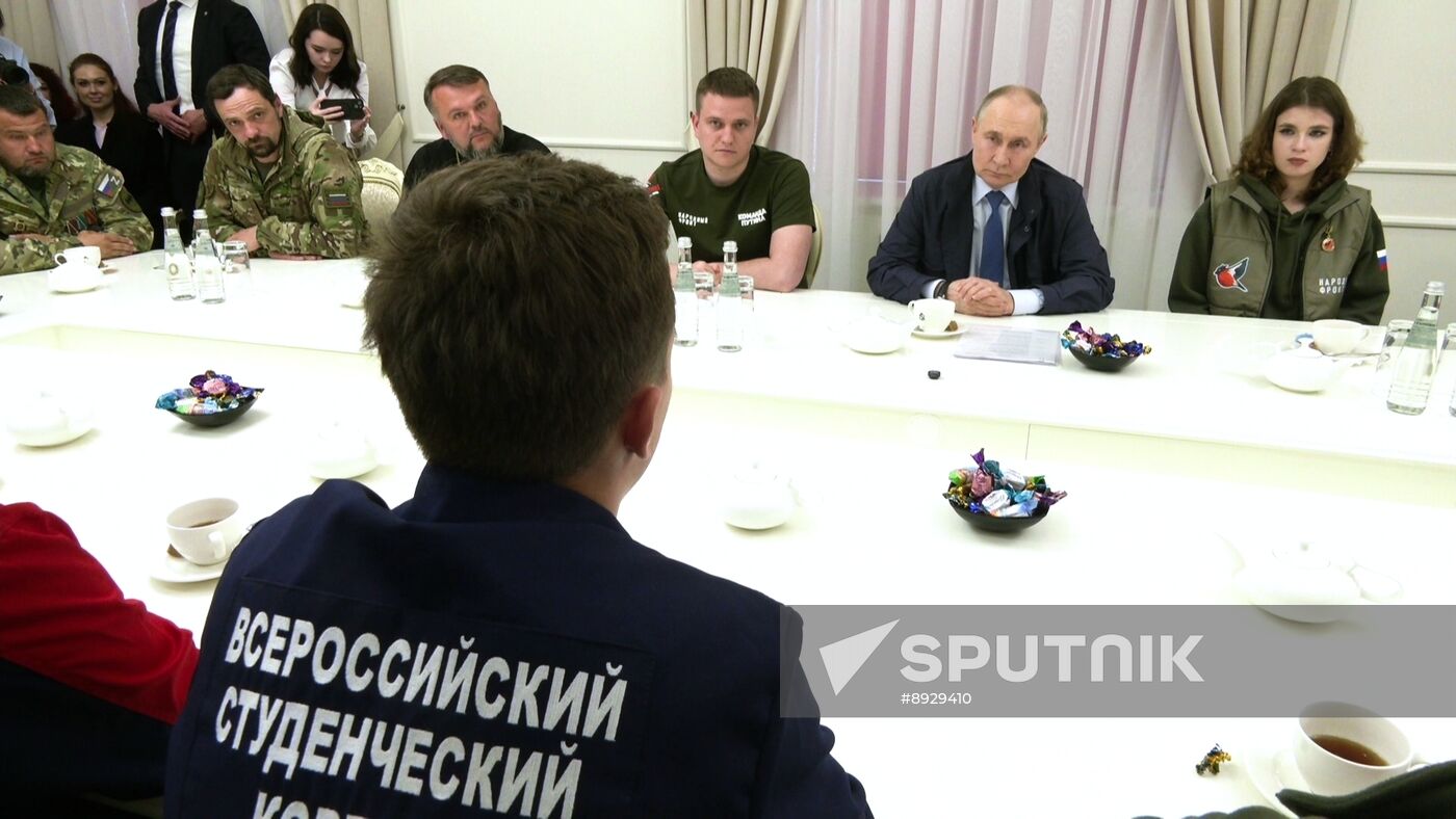 Russia Putin Kursk Region