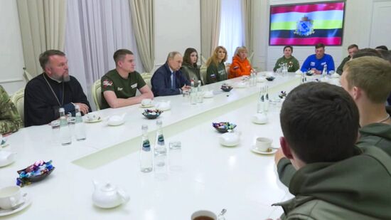 Russia Putin Kursk Region