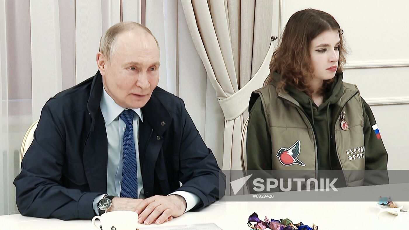 Russia Putin Kursk Region