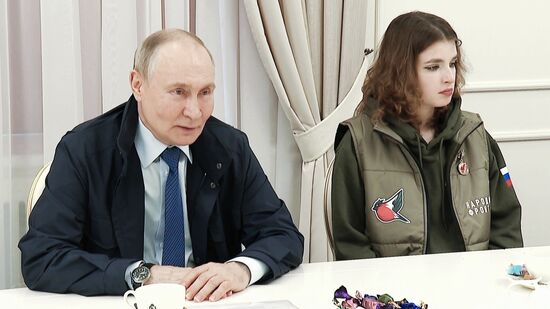 Russia Putin Kursk Region