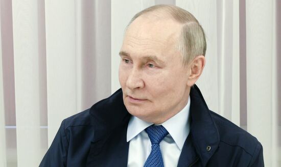 Russia Putin Kursk Region