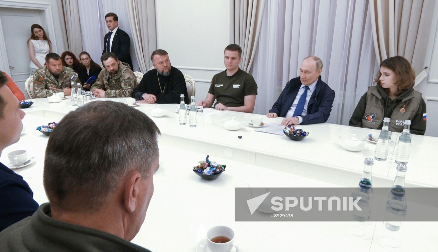 Russia Putin Kursk Region
