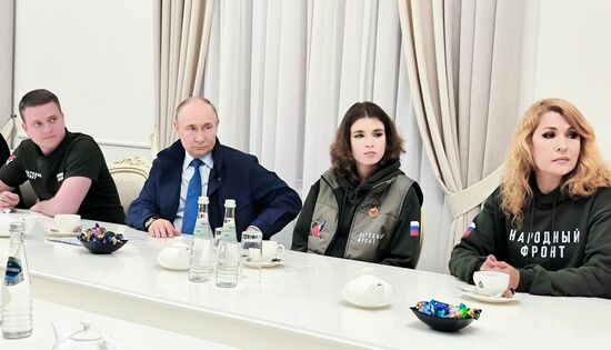 Russia Putin Kursk Region