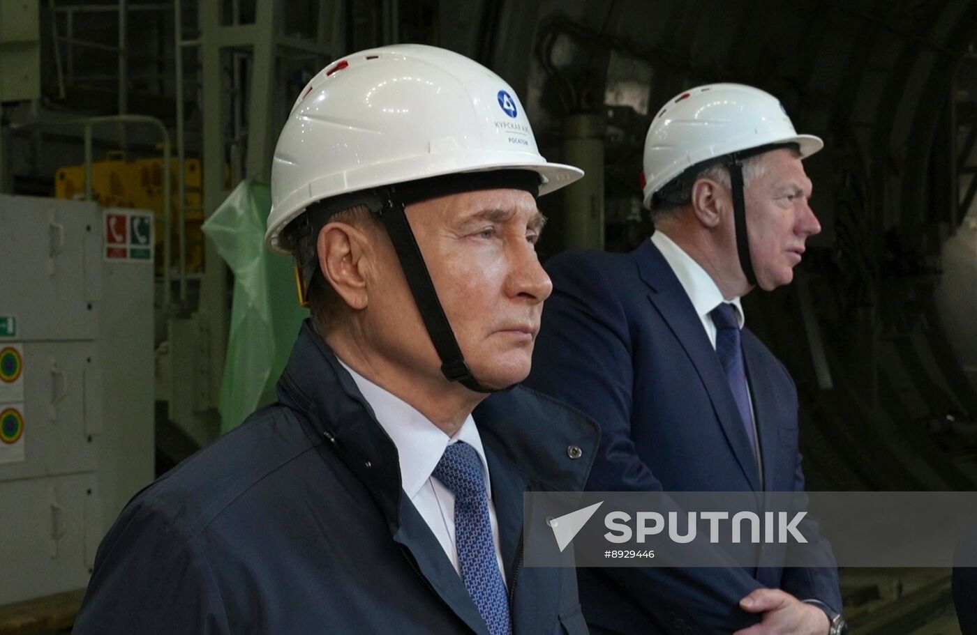 Russia Putin Kursk Region