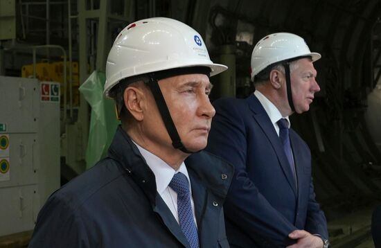 Russia Putin Kursk Region