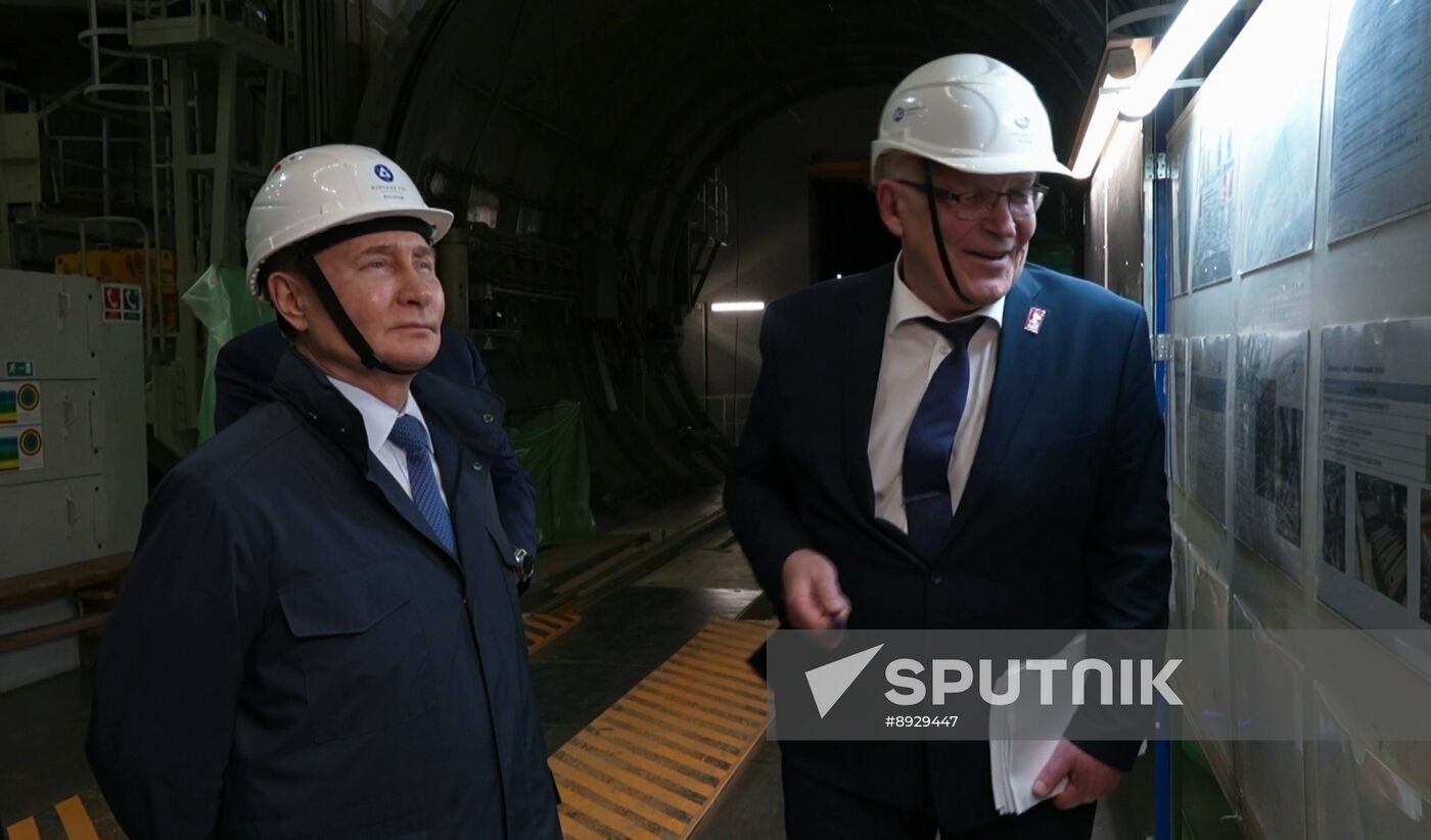 Russia Putin Kursk Region