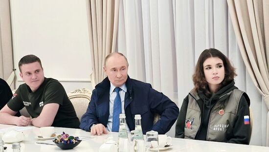 Russia Putin Kursk Region