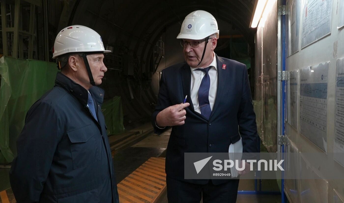 Russia Putin Kursk Region
