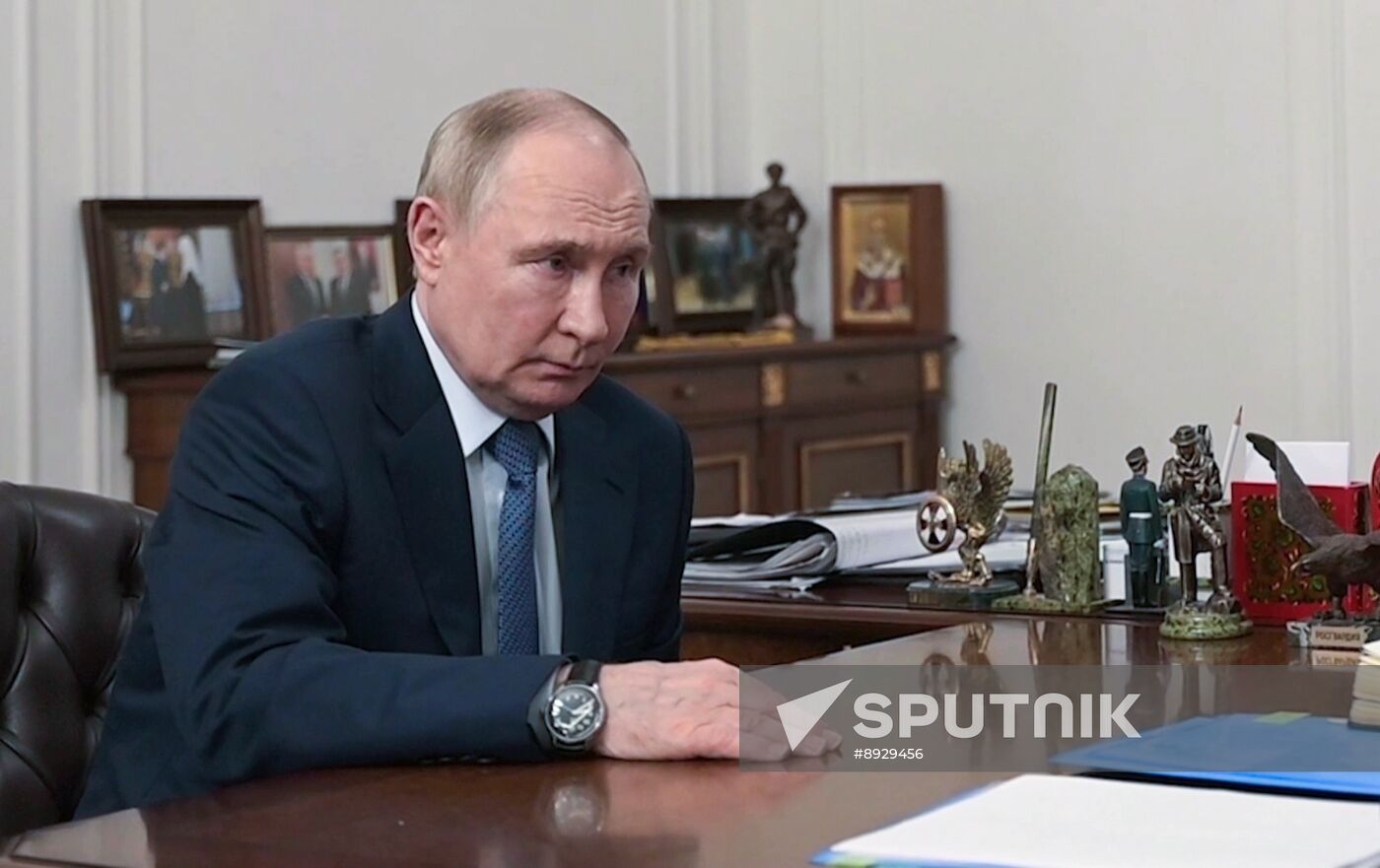 Russia Putin Kursk Region