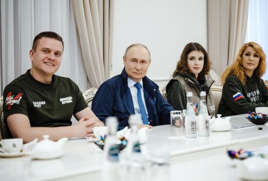 Russia Putin Kursk Region