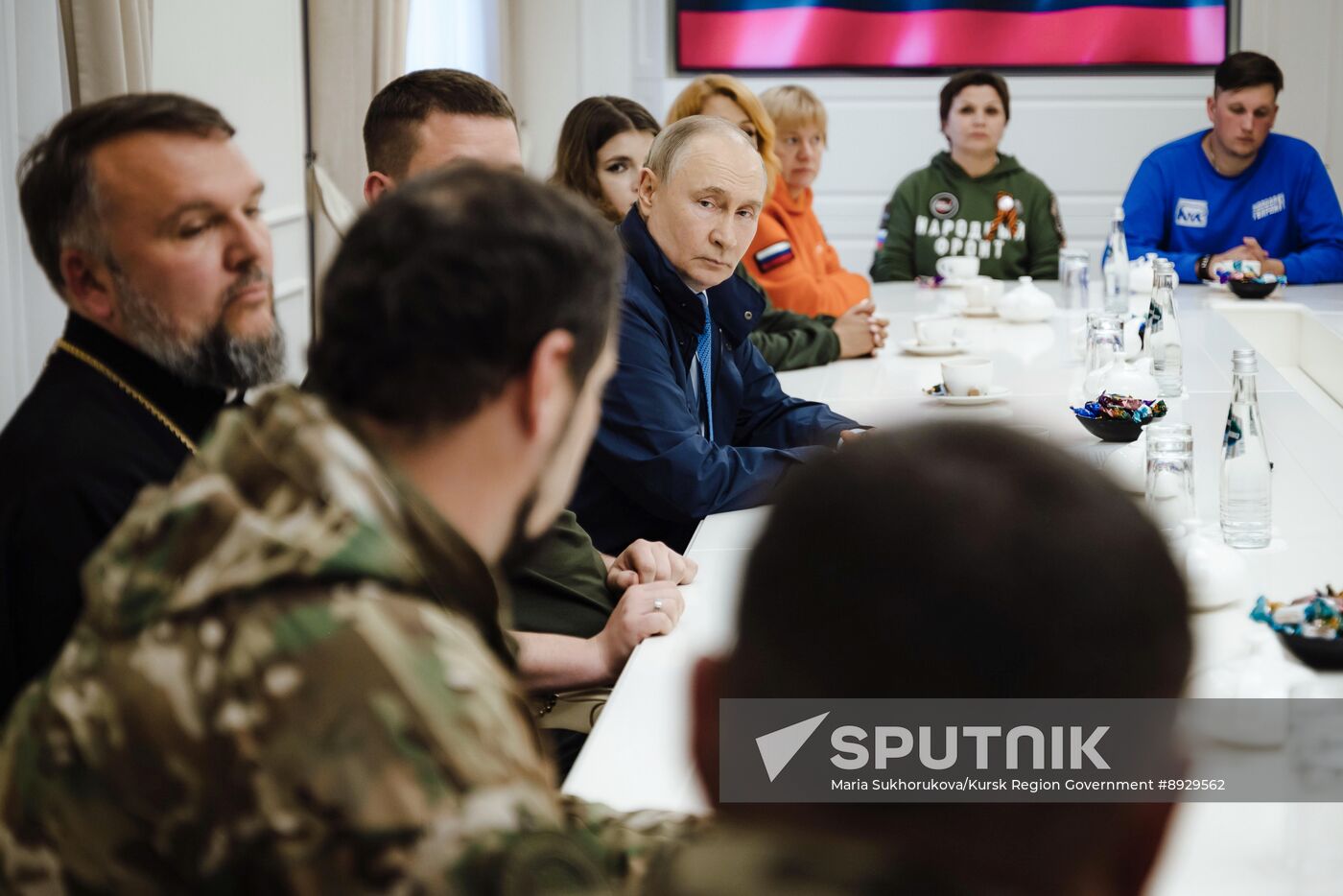 Russia Putin Kursk Region