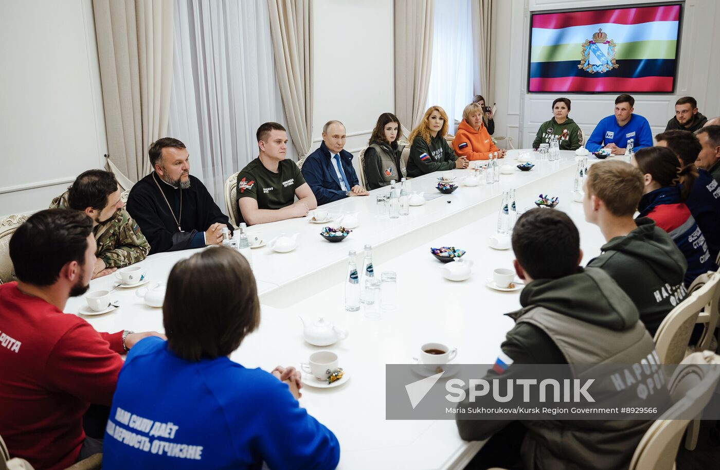 Russia Putin Kursk Region