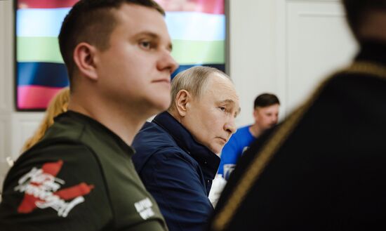 Russia Putin Kursk Region