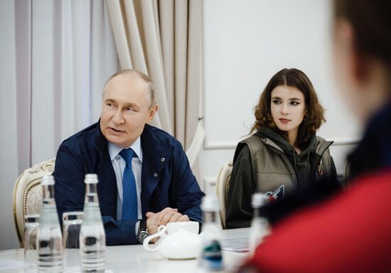 Russia Putin Kursk Region