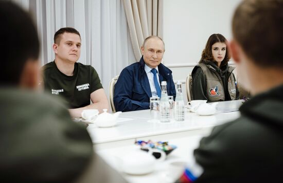 Russia Putin Kursk Region