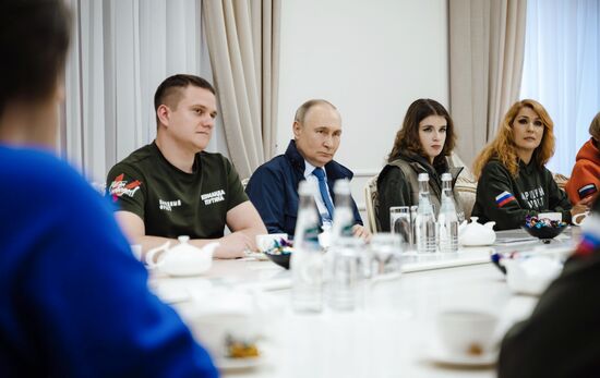 Russia Putin Kursk Region