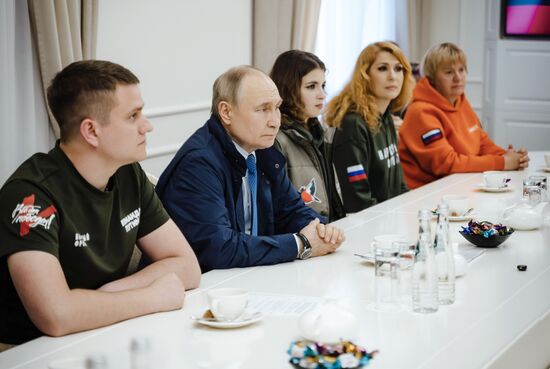 Russia Putin Kursk Region