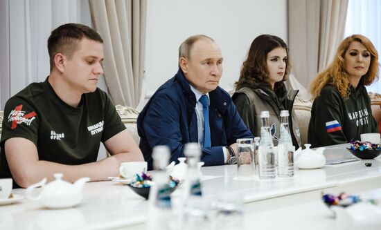 Russia Putin Kursk Region