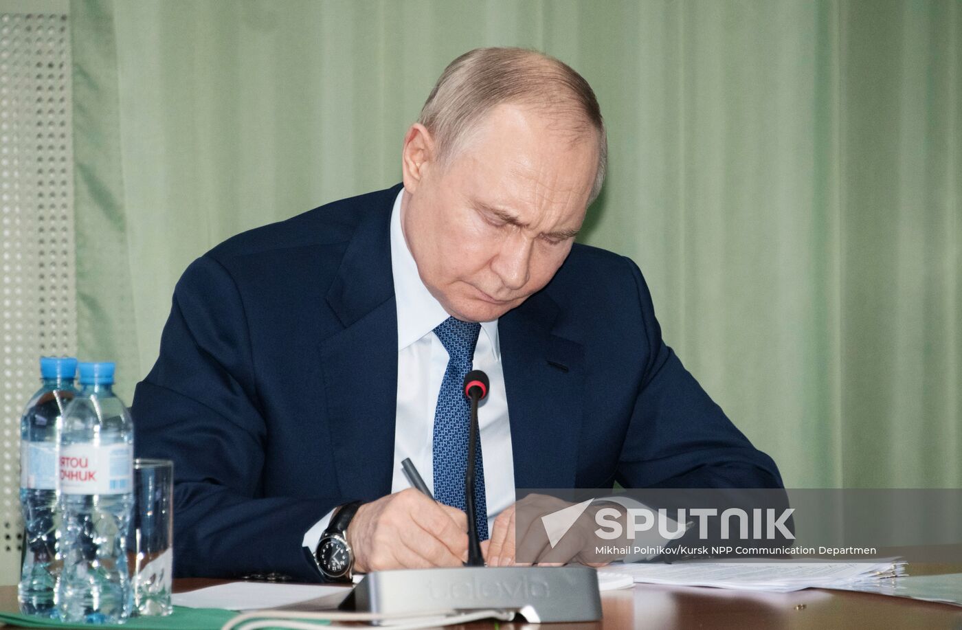 Russia Putin Kursk Region