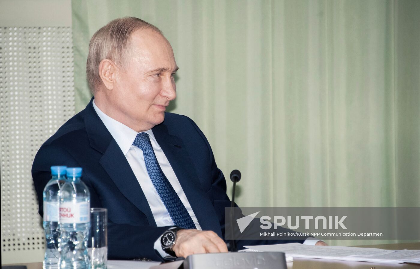 Russia Putin Kursk Region