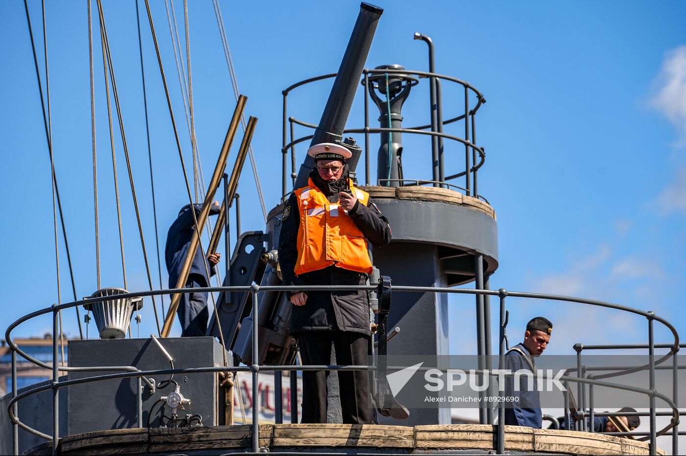 Russia Aurora Cruiser Anniversary