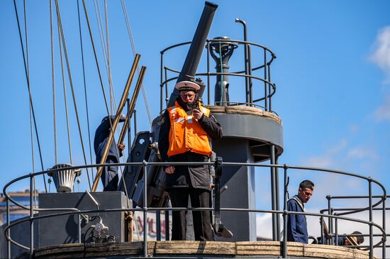 Russia Aurora Cruiser Anniversary